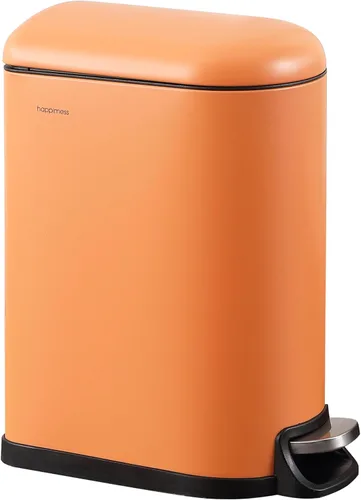 Miniatura 15 de happimess HPM1009C Roland Mini 2.6-Gallones Cesta de Basura con Pedal y Tapa de Cierre Suave, Moderna, Minimalista, Resistente a Huellas Dactilares