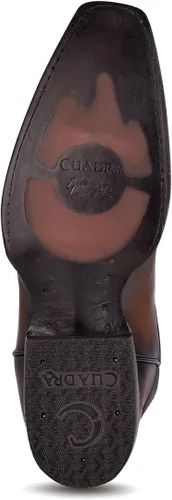 Miniatura 9 de Cuadra Bota vaquera para hombre en cuero genuino Stingray Negro