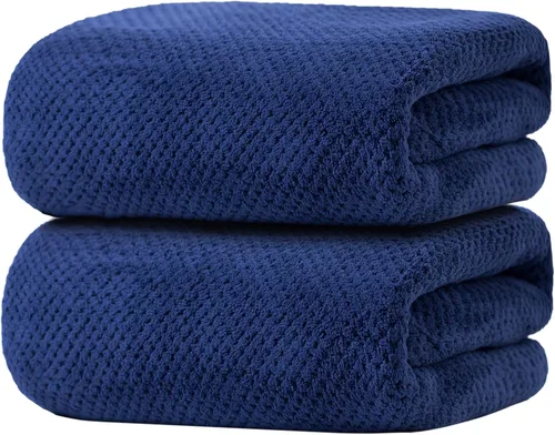 Miniatura 16 de Toallas de Baño de Gran Tamaño Extra Grandes de 40x80 Pulgadas Sábanas de Baño para Adultos Súper Suaves de Secado Rápido Altamente Absorbentes