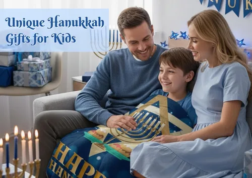 Miniatura 2 de InnoBeta Regalos de Hanukkah, manta de Hannukah para mujeres y hombres, regalos para vacaciones judías de Janucá para amigos, compañeros de trabajo