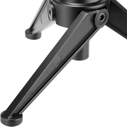 Miniatura 3 de Neewer Mini trípode plegable de hierro para micrófono, altura ajustable de 4.9 a 7.5 pulgadas/4.9-7.5 in para conferencias, podcasts, chat en línea