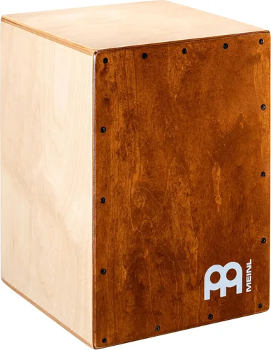 Miniatura 19 de Cajón para música, compacto, de madera de abedul con lazos internos marrón claro/natural