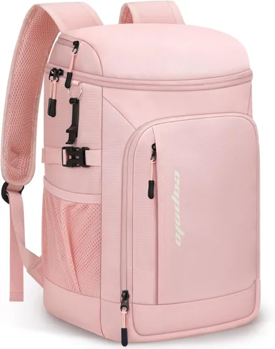 Miniatura 13 de Capolo Mochila térmica térmica impermeable para mujeres y hombres, 36/45 latas, lonchera a prueba de fugas, bolsa térmica suave para acampar y playa
