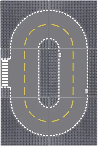 Miniatura 21 de Lekebaby Base de construcción clásica para ladrillos de construcción, 100% compatible con las principales marcas: placa base de 10 x 10 pulgadas