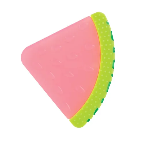 Miniatura 3 de Nuby Mordedor para bebé 100% de silicona, juguete de dentición en forma de naranja, masajeador de encías con textura suave, mordedor infantil