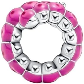 Miniatura 3 de Lindo colgante de plata de ley 925 con dije de oruga rizada, cuentas de joyería, regalos para mujer, pulsera y collar