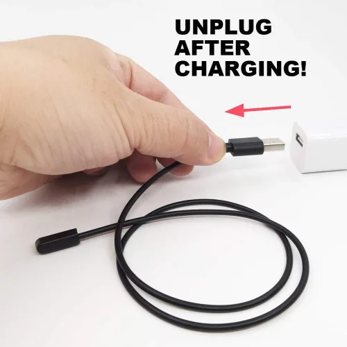 Miniatura 4 de Cables de carga para reloj inteligente compatibles con IDW25 de 1.83 pulgadas BOOOMIC KALINCO Mikego Smart Watch, paquete de 2
