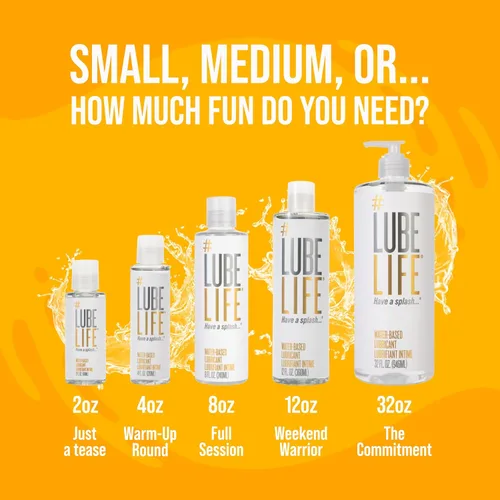 Miniatura 5 de LubeLife - Lubricante a base de agua – Lubricante personal para hombres, mujeres y parejas, tamaño de viaje, no mancha, fácil de limpiar, seguro