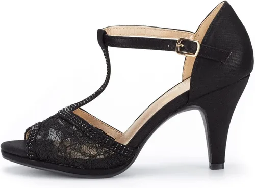 Miniatura 5 de Dream Pairs, Amore - Sandalias modernas para mujer, con tacón de aguja y puntera abierta