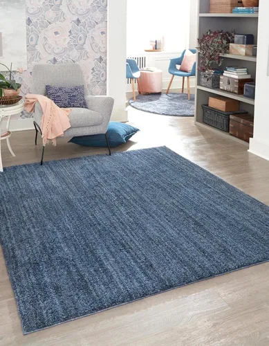 Miniatura 40 de Unique Loom Shaggy Chic Collection - Alfombra de área lanuda (9 pies 4 pulgadas x 12 pies 2 pulgadas, rectangular, color blanco sal marina)