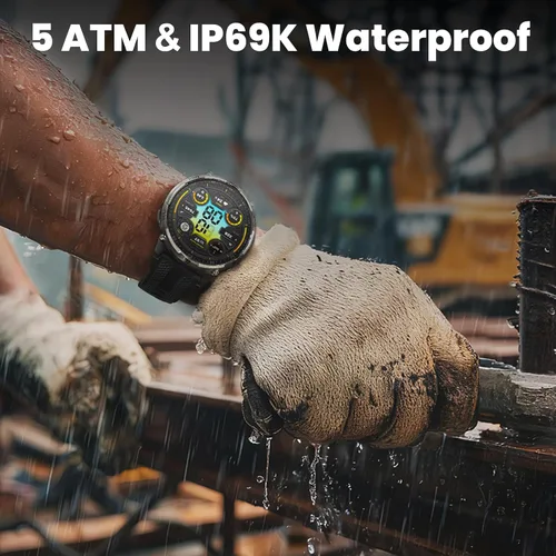 Miniatura 8 de KOSPET Tank T4C - Reloj inteligente para hombre con linterna LED, pantalla AMOLED de 1.5 pulgadas, GPS y brújula de doble banda, batería de 50 días