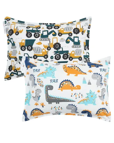 Miniatura 25 de ALVABABY Paquete de 2 fundas de almohada de algodón orgánico para niños pequeños, fundas de almohada para niños de 13 x 18 pulgadas o 12 x 16