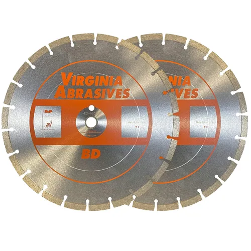 Miniatura 23 de Virginia Abrasives 425-08408 - Hoja de diamante de hormigón de uso general UV de 9 pulgadas - Cortador húmedo y seco para hormigón/asfalto