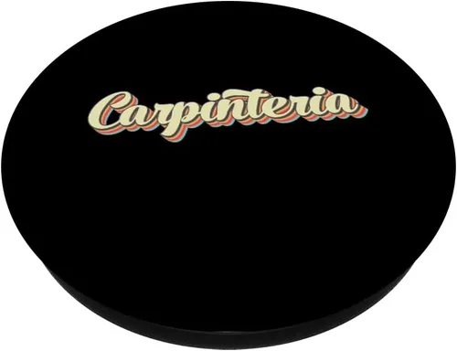 Miniatura 2 de Carpinteria TShirt Retro Art Baseball Font Vintage PopSockets Swappable PopGrip