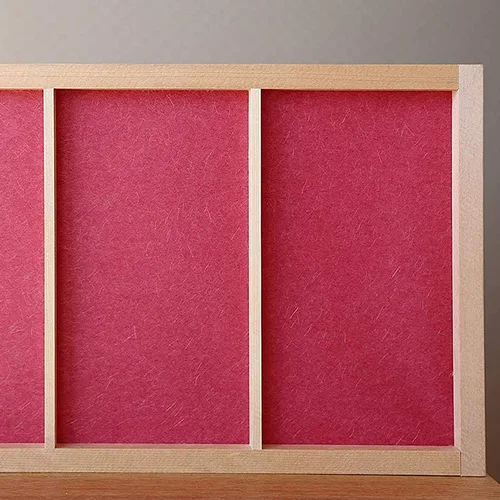 Miniatura 2 de ONAO Shoji - Rollo de papel (11 x 118 pulgadas), papel de repuesto para pantalla Shoji, Shoji Gami japonés, fabricado en Japón, rojo brillante