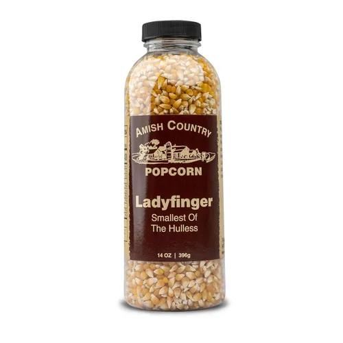 Miniatura 12 de Amish Country Popcorn Bolsa de 1 libra Granos de palomitas de maíz Ladyfinger A la antigua, sin OGM y sin gluten