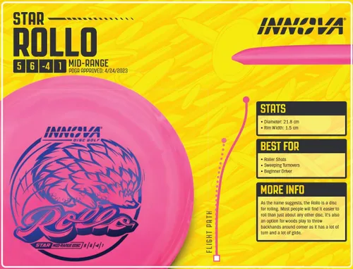 Miniatura 5 de Innova Discs Star Rollo Disco de gama media – Disco rodante de gama media (los colores variarán)