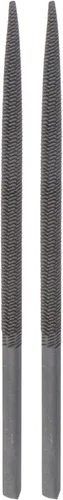 Miniatura 6 de HARFINGTON Juego de 2 limas redondas neumáticas de 0.197 in x 3.346 in, rodamiento endurecido de acero de corte medio, herramientas manuales