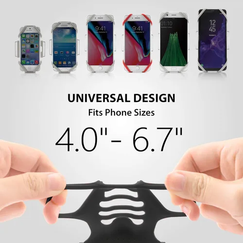 Miniatura 2 de BONE Run Tie, soporte para teléfono para correr, de silicona, agradable al tacto y lavable, soporte de teléfono de entrenamiento universal
