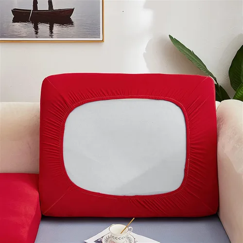 Miniatura 13 de Fundas de cojín elásticas para cojines de sofá, fundas de asiento de caravana, protector de sofá de dos asientos, de elastano, protector de muebles