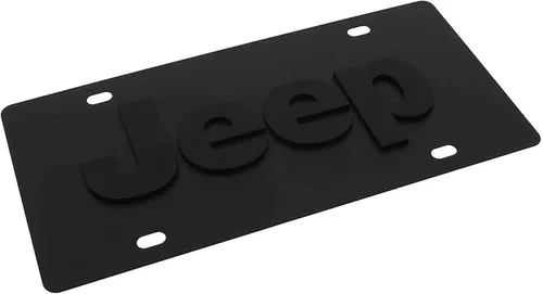 Miniatura 4 de Placas de vehículo para Jeep en acero al carbono negro