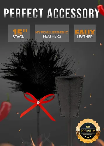 Miniatura 4 de Juego de plumas de látigo – Cultivo de equitación de 18 pulgadas, látigo rojo de 15 pulgadas, látigo de 15 pulgadas, látigos de caballo ecuestre