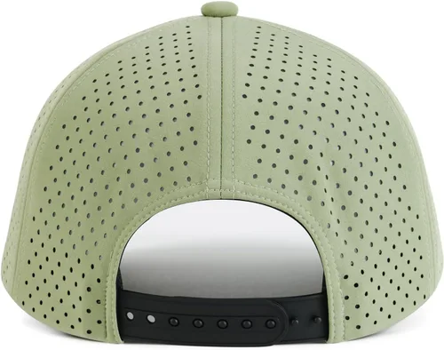 Miniatura 4 de VOBOOM Gorra de béisbol de secado rápido para hombre, gorra de bola de malla cortada con láser, gorra curvada del Snapback del ala