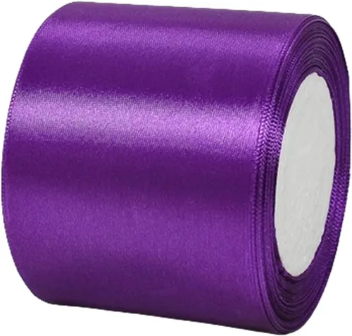 Miniatura 60 de Cinta de satén azul claro de 1-1/2 pulgadas x 25 yardas, cinta de tela de color sólido para envolver regalos, hacer lazos para el cabello, ramos
