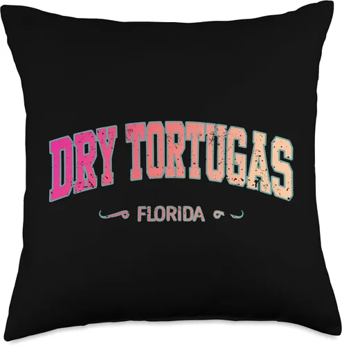 Miniatura 4 de Florida Native Resident Sunshine State Souvenir Dry Tortugas Florida State Fan Merchandise Souvenir Throw Pillow, 16x16, Multicolor