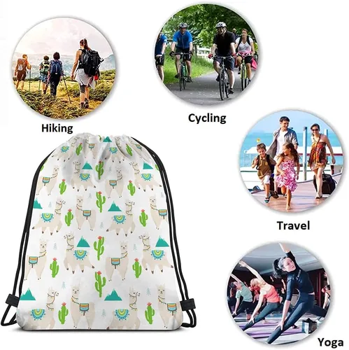 Miniatura 7 de Exóticos tópicos cactus con cordón bolsas mochila bolsa de gimnasio, Multi-a162, Mochilas de viaje