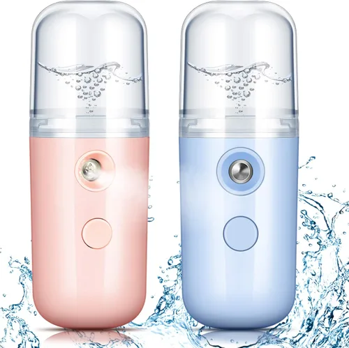 Miniatura 10 de Honoson 2 Nano Vaporizador Facial Portátil Nano Mister para Extensiones de Pestañas Recargable por USB 1 oz Aparato de Cuidado de la Piel Mano