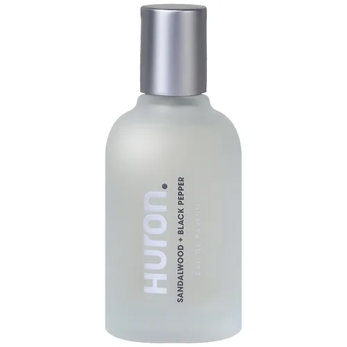 Huron Colonia para hombre - Eau de Parfum para el uso diario - Aroma limpio y amaderado de sándalo, pimienta negra, madera de cedro y ámbar - Larga