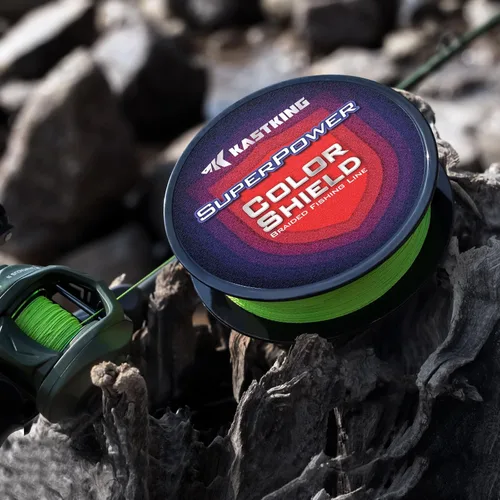 Miniatura 7 de KastKing Superpower ColorShield - Sedal de pesca trenzado, color resistente, 100% fibra UHMWPE teñida en solución, superlínea suave y fuerte