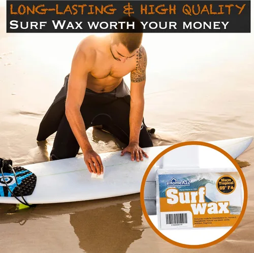 Miniatura 3 de Cera de surf cálida tropical caliente de alto rendimiento todo natural Bump Mango Aroma Surfwax Surf Tabla de surf Skimboard Agua pegajosa