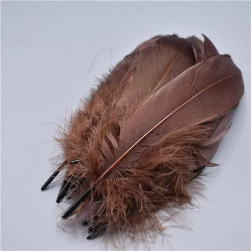 Miniatura 20 de Nature Peppermint Goose Feathers Crafts Plumes Jewelry Clothing Accessories Wedding Decoration Feather Purple 20 Pcs