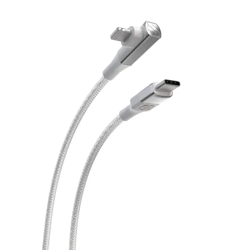 Miniatura 10 de Scosche HDCI4B4SG-SP Strikeline - Cable trenzado de carga y sincronización premium con certificación MFi para dispositivos Lightning y USB-C, 4 Negro