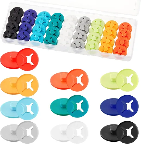 Miniatura 13 de Juexica Clips de babero para correr, sistema de fijación de hebilla de número de carrera, soporte de sujetador de maratón para eventos de campo