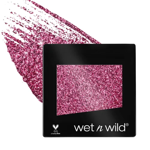wet n wild Color Icon - Sombra de ojos con purpurina ultra pigmentada, infusión de vitamina E para una aplicación hidratante suave y sedosa, libre