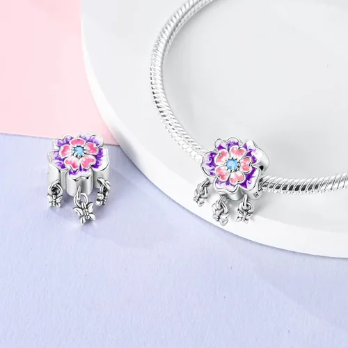 Miniatura 205 de Hapour Dijes de plata de ley 925 para pulseras, collar, joyería europea, colgante de cuentas para mujeres y madres
