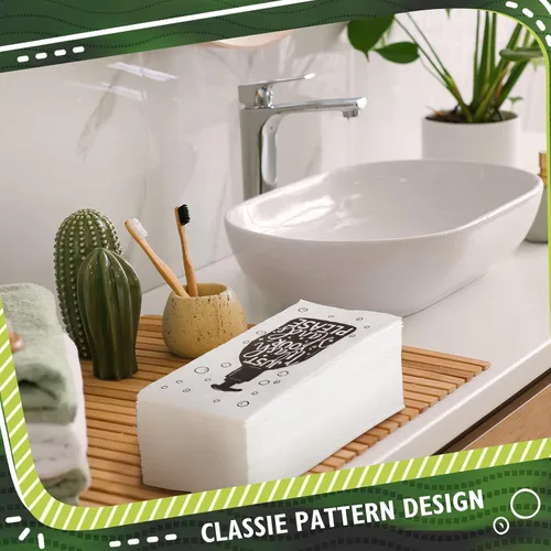 Miniatura 2 de Yexiya 200 toallas de papel desechables para invitados, toallas de mano desechables para baño, servilletas decorativas de baño para tocador, boda