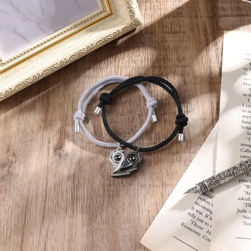 Miniatura 5 de Pulsera personalizada con imagen en el interior, pulseras personalizadas para parejas de proyección de fotos para él y ella, pulseras a juego