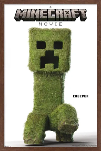 Miniatura 15 de A Minecraft Movie - Póster de pared de la serie Creeper, 34 pulgadas de largo x 22.4 pulgadas de ancho, versión sin marco