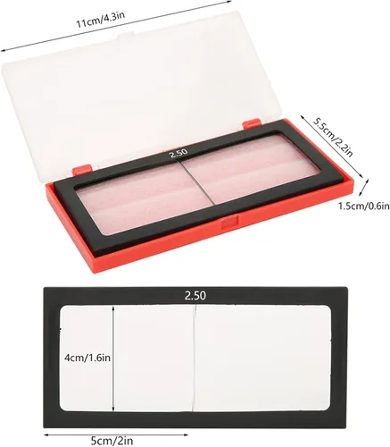 Miniatura 8 de Lente de lupa de vidrio de soldadura Lupa Lente de soldadura Protección ocular Accesorios de soldador 1.0/1.5/2.0/2.5/3.0 Dioptría (2.5)
