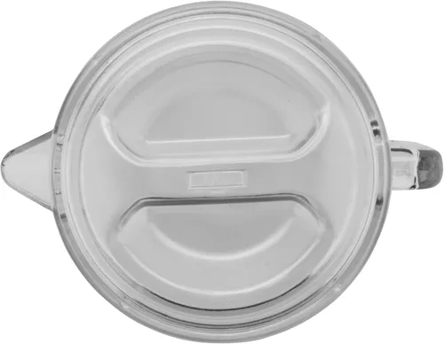 Miniatura 3 de GET P-3064-1-CL-EC Jarra de plástico resistente y sin BPA de 2 cuartos de galón con tapa, inastillable (64 onzas), transparente