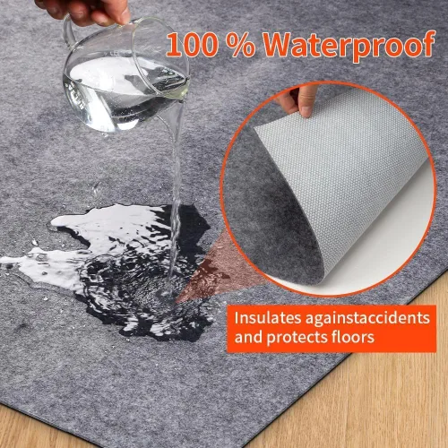 Miniatura 2 de Almohadillas Antideslizantes para Alfombras de 1/4 Pulgadas de Grosor, 2x3 Pies Alfombras Impermeables Antideslizantes para Todas las Suelos