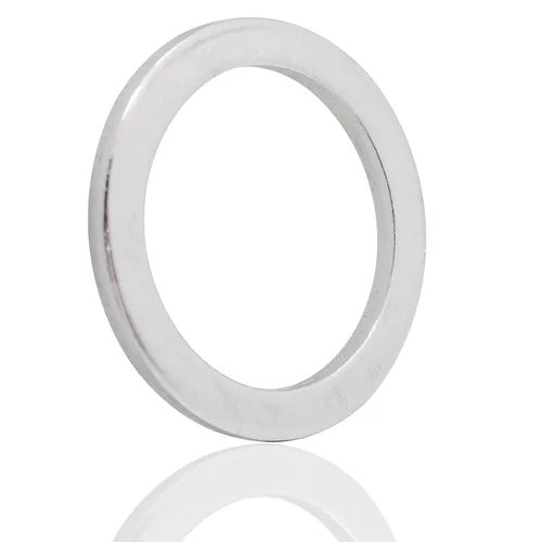 Miniatura 8 de Arandela plana de aluminio, arandelas redondas plateadas, acabado liso, 0.394 in de identificación, 0.630 in de diámetro exterior, 0.039 in