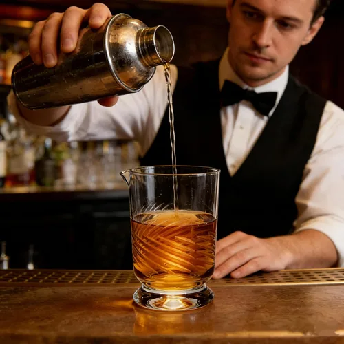 Miniatura 8 de Homestia Vaso mezclador de cóctel de cristal con tallo de 22 onzas, vidrio agitador sin plomo con base pesada para Martini, Old Fashioned