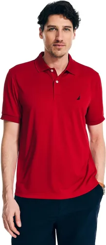 Miniatura 39 de Nautica playera polo clásica de mangas cortas, color sólido, para hombre