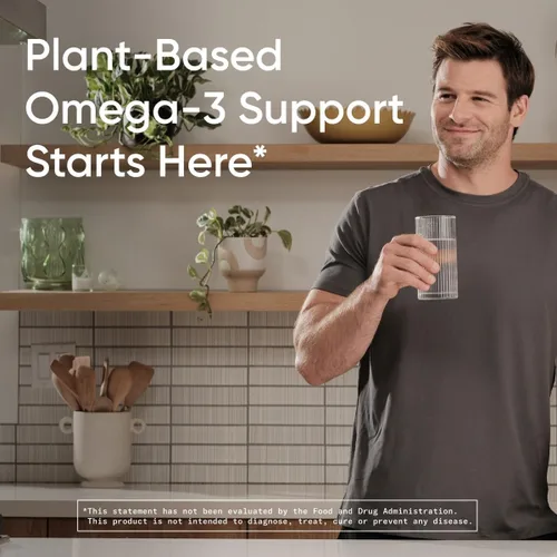 Miniatura 6 de Sports Research® Aceite de linaza vegano (1200 mg) Suplemento de hierbas con ALA Omega 3 a base de plantas, certificado vegano y verificado sin OMG