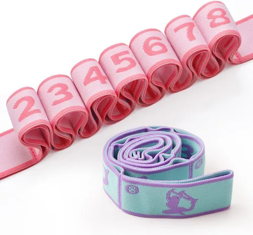 2 correas elásticas para niños, bandas elásticas para gimnasia, bandas de estiramiento para niños, bandas de estiramiento para niños, bandas de